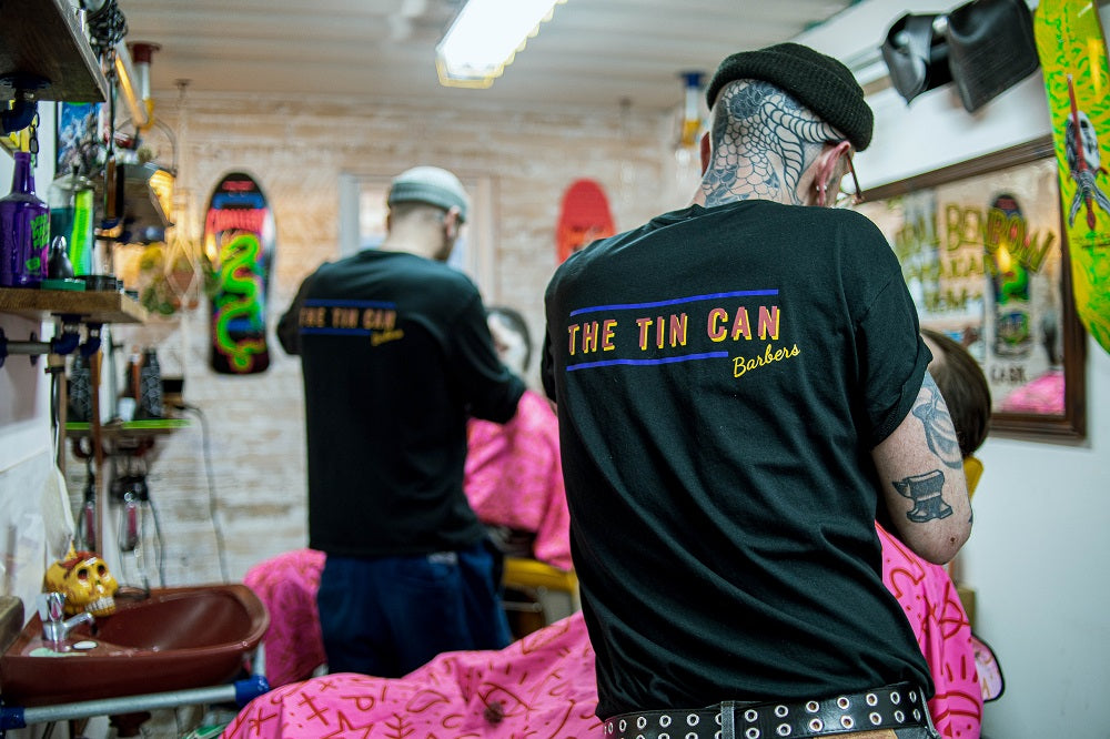 The Tin Can barber products wholesale great british barber bash barber connect salon international