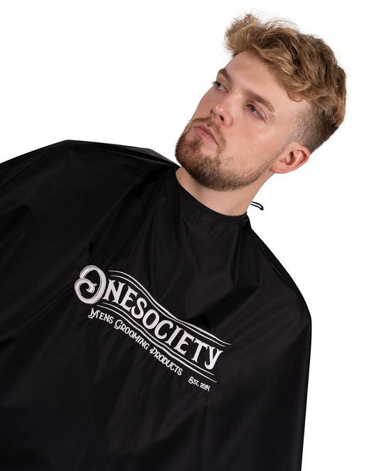 gown salon cape hair cover Onesociety one society barber products wholesale great british barber bash barber connect salon international