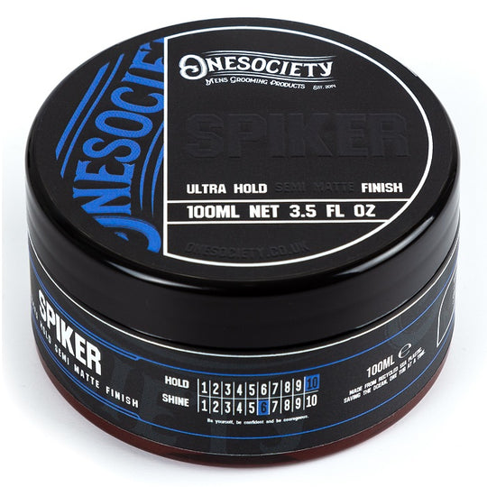An extreme hold styling crème that will enable the user almost absolute freedom to create. Exceptionally strong, and yet can be gentle and flexible depending on how you apply. Spiker Extreme Hold Hair Styling Product. Barber Wholesale, Made In the UK