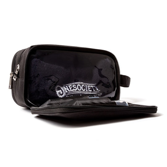 Our wash bag/toiletry bag is a perfect choice for your customers. Carry their essentials in this premium waterproof Wash Bag | Toiletry Bag, Made In The UK. Wholesale Barbershop Products